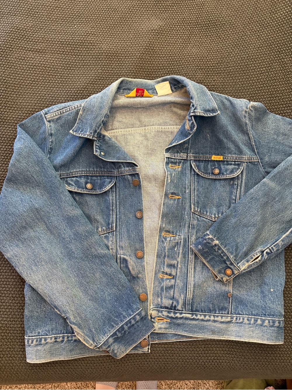 Blue Denim Jacket - Classic Trucker Style